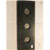 Image 1 : Beautiful 3 Silver WWII Nickels In Hard Very Nice Case