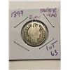 Image 1 : 1897 Silver Barber Head Dime Nice Early US Coin