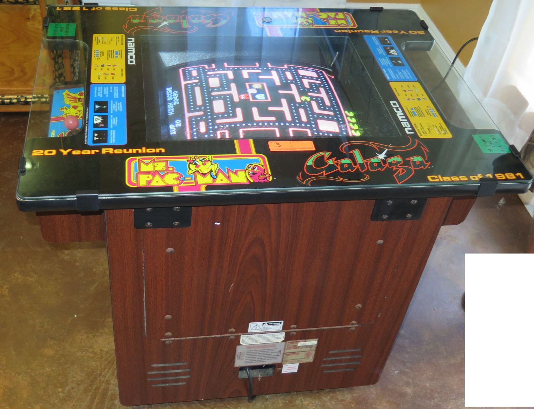 Miss Pacman / Galaga SitDown Arcade Video Game