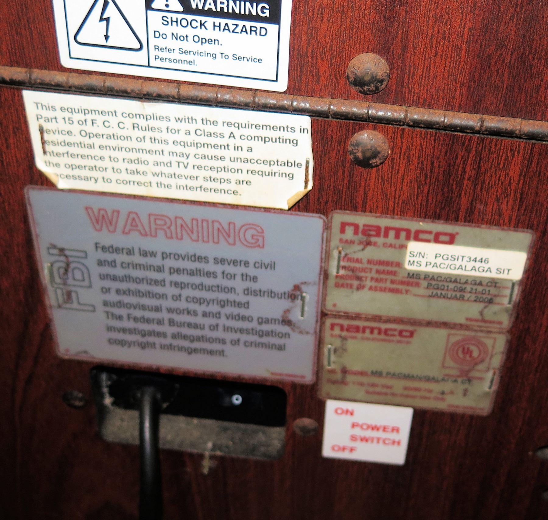 Miss Pacman / Galaga SitDown Arcade Video Game