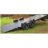 Image 1 : 2019 Double Axle Heavy Equipment Tilt Trailer 20' Long, 6' Wide