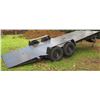 Image 37 : 2019 Double Axle Heavy Equipment Tilt Trailer 20' Long, 6' Wide