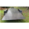 Image 7 : 2019 Double Axle Heavy Equipment Tilt Trailer 20' Long, 6' Wide