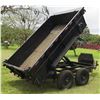 Image 1 : 2018 Heavy Duty Dump Trailer w/ Ramps 10' L, 6' W (Works Great - See Video)