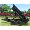 Image 37 : 2018 Heavy Duty Dump Trailer w/ Ramps 10' L, 6' W (Works Great - See Video)