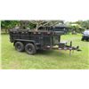 Image 4 : 2018 Heavy Duty Dump Trailer w/ Ramps 10' L, 6' W (Works Great - See Video)