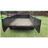 Image 9 : 2018 Heavy Duty Dump Trailer w/ Ramps 10' L, 6' W (Works Great - See Video)