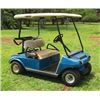 Image 1 : Club Car Electric Golf Cart w/ Solar Panel on Roof (Runs, Drives - See Video)