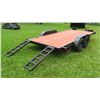 Image 36 : 2019 Heavy Duty Auto/Equipment Trailer w/ Ramps 16' L, 6' W (Works Great - See Video)