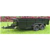 Image 2 : 2018 Heavy Duty Dump Trailer w/ Ramps 14' L, 6' Wide (Works Great - See Video)
