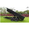 Image 33 : 2018 Heavy Duty Dump Trailer w/ Ramps 14' L, 6' Wide (Works Great - See Video)