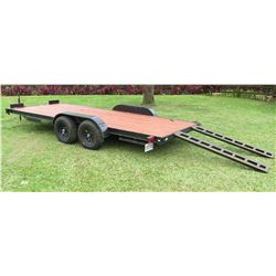 2019 Heavy Duty Auto/Equipment Trailer w/ Ramps 18' L, 6'11" W