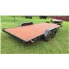 Image 4 : 2019 Heavy Duty Auto/Equipment Trailer w/ Ramps 18' L, 6'11" W
