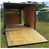 Image 11 : 2019 Tandem Axle Cargo Trailer 15'8" L, 8' W, Inside 6'9" H (Excellent Condition - See Video)