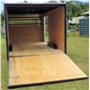 Image 12 : 2019 Tandem Axle Cargo Trailer 15'8" L, 8' W, Inside 6'9" H (Excellent Condition - See Video)