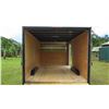 Image 14 : 2019 Tandem Axle Cargo Trailer 15'8" L, 8' W, Inside 6'9" H (Excellent Condition - See Video)