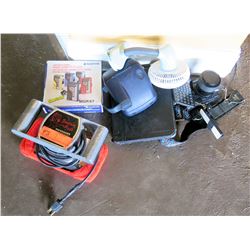 Jeanie Rub Massager, Sanyo Radio Cassette Player, Desk Fan, etc