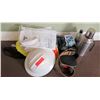 Image 1 : Qty 2 Thermos Flasks w/ Construction Hard Hat, Long Sleeve Shirts, etc