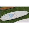 Image 2 : SP White Blue Stand Up Paddle Board SUP w/ 3 Fins