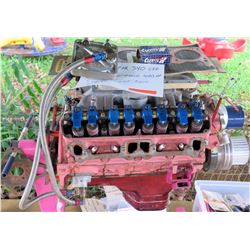 1969 Mopar 340 CIO High Performance 400 HP Supercharged Race Engine