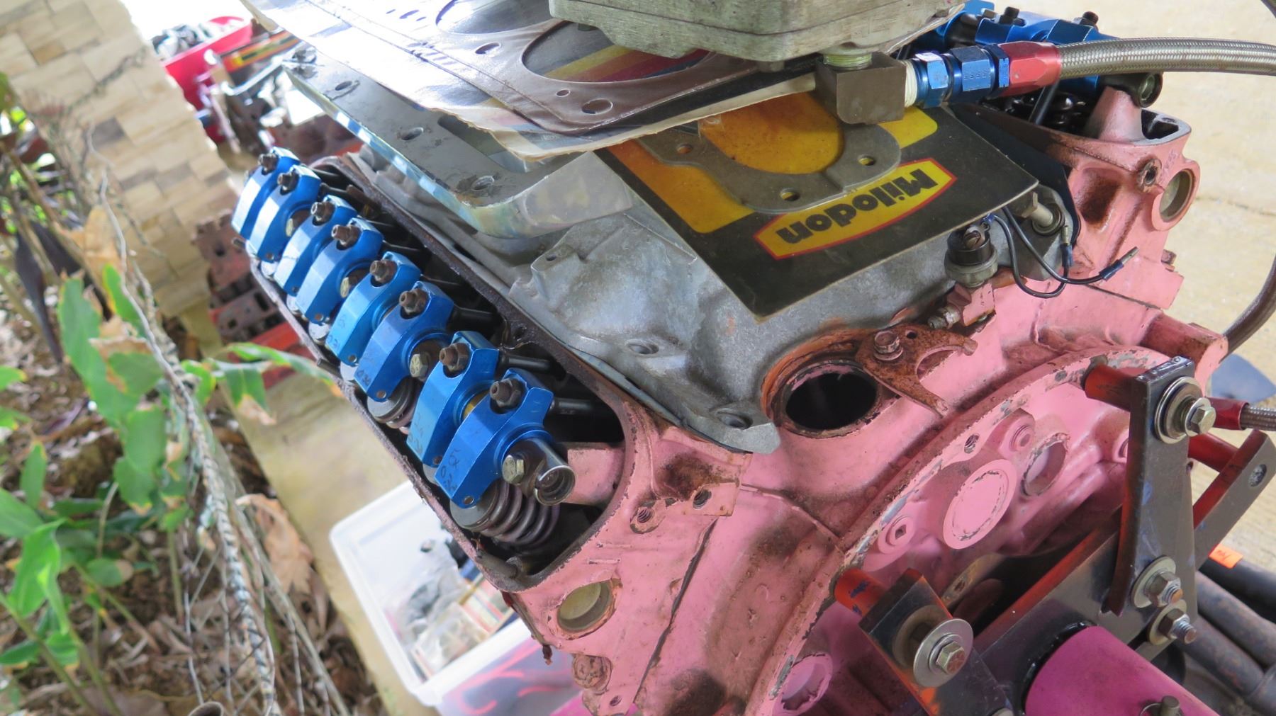 1969 Mopar 340 CIO High Performance 400 HP Supercharged Race Engine