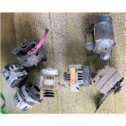 Qty 6 Alternators & 1 Starter