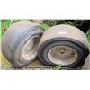 Image 1 : Qty 2 Center Line 5x4.25x15 10” wide 4” offset Racing Rims with Race Master slicks