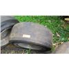 Image 2 : Qty 2 Center Line 5x4.25x15 10” wide 4” offset Racing Rims with Race Master slicks