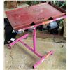 Image 1 : Edelbrock Pink Rolling Parts Tray