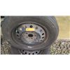 Image 2 : 2-5x4.25x16 stock steel rims with 215/65R16 tires approx. 60% tread