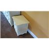 Image 7 : PIER 1 White Wicker 3 piece 7 drawer dresser wit 2 end tables