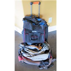 Multiple Misc Canvas Carry On Travel Bags - Some w/ Handle