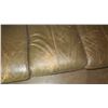 Image 3 : Brown Leather 3 Seat Couch Sofa