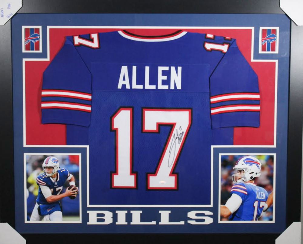 josh allen framed jersey