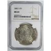 Image 1 : 1882-S Morgan Silver Dollar $ NGC MS 63