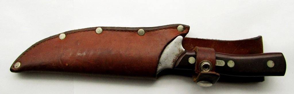 VINTAGE SCHADE USA OLD TIMER 150-T HUNTING KNIFE