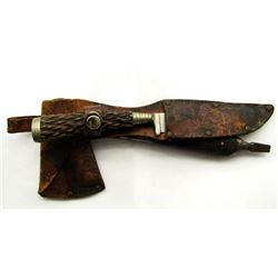 VINTAGE D.G.M. SURVIVAL CAMPING AXE HATCHET