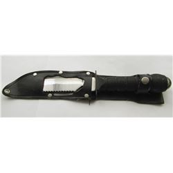 SURVIVAL KNIFE WITH COMPASS 5 & 3/4 INCH BLADE