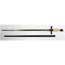 ANTIQUE MASONIC SWORD WITH SCABBARD