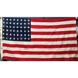 48 STAR AMERICAN FLAG WITH STITCHED STARS