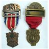 Image 1 : VETERANS OF FOREIGN WARS ENCAMPMENT MEDALS.