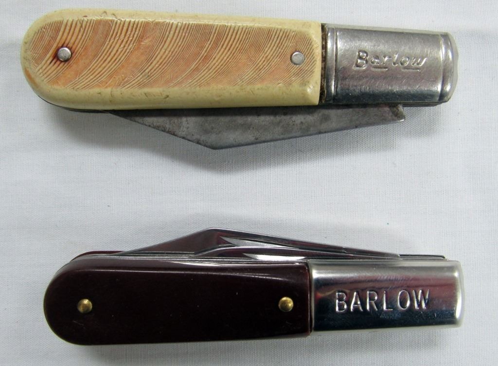 2 VINTAGE BARLOW POCKET KNIVES