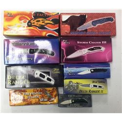 BRAND NEW ASSORTMENT OF (9) FROST CUTLERY