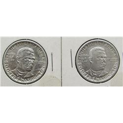 1946-D & 1951 BOOKER T WASHINGTON HALF