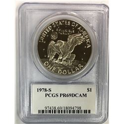 1978-S IKE SILVER DOLLARS PCGS PR69