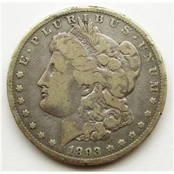 1893-CC MORGAN DOLLAR VG