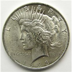 1923 PEACE DOLLAR BU