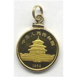 1982 GOLD PROOF PANDA
