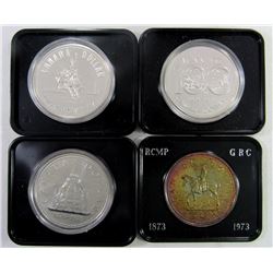 1973 SILVER CANADA DOLLAR CRAZY TONES;