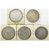 Image 2 : 5 - DIFFERENT MORGAN DOLLARS